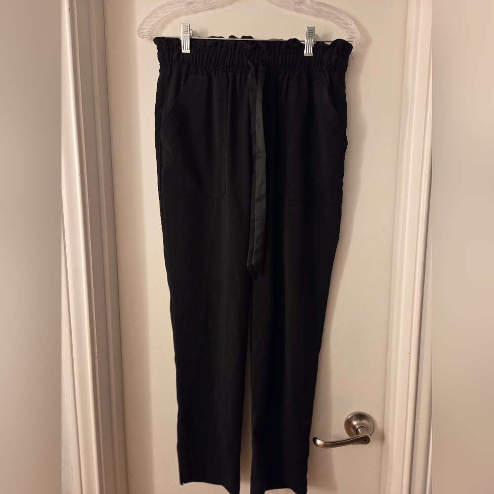Zara Women's Charcoal Joggers with Elastic Waist Sz 28